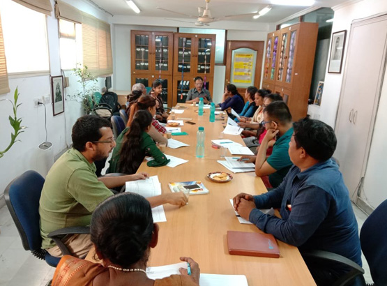 Gadia Lohar training in the office