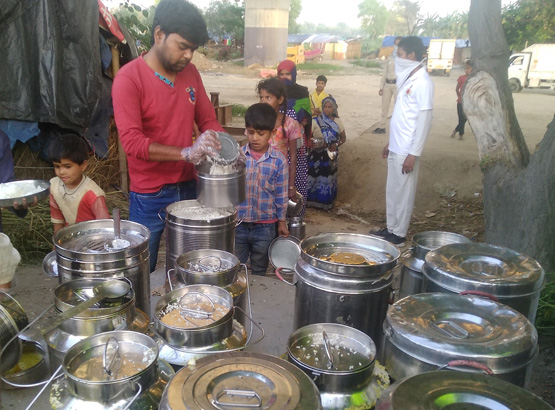 Chilla food distribution - COVID-19 relief