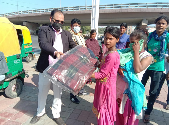 Blanket distribution - November 2020