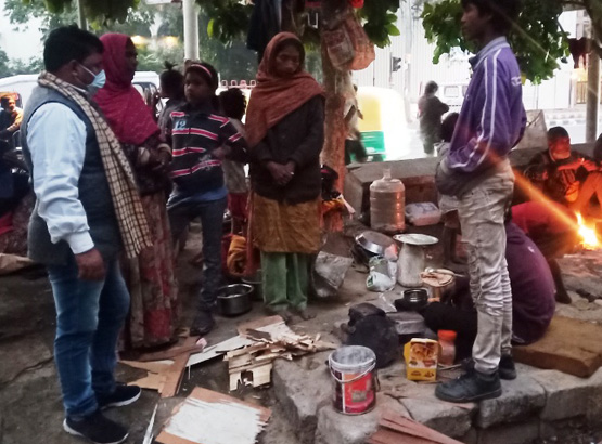 Delhi streets 6 Dec. 2020